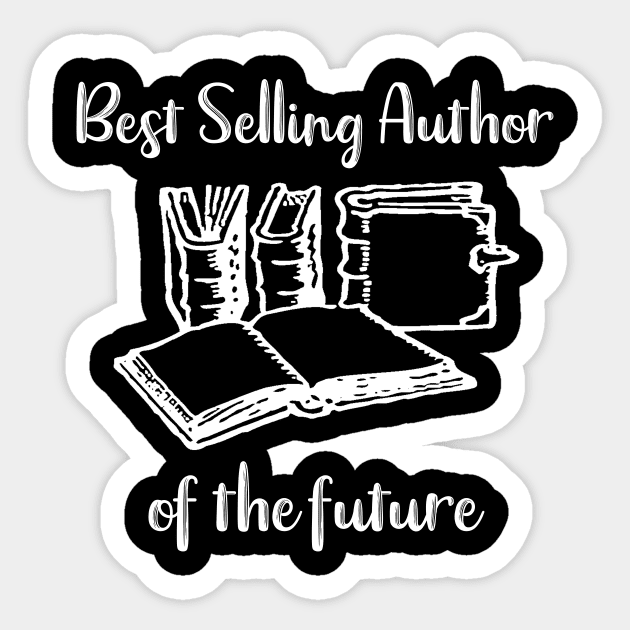 Author Future Author Funny Working on a Novel Gift Sticker by StacysCellar